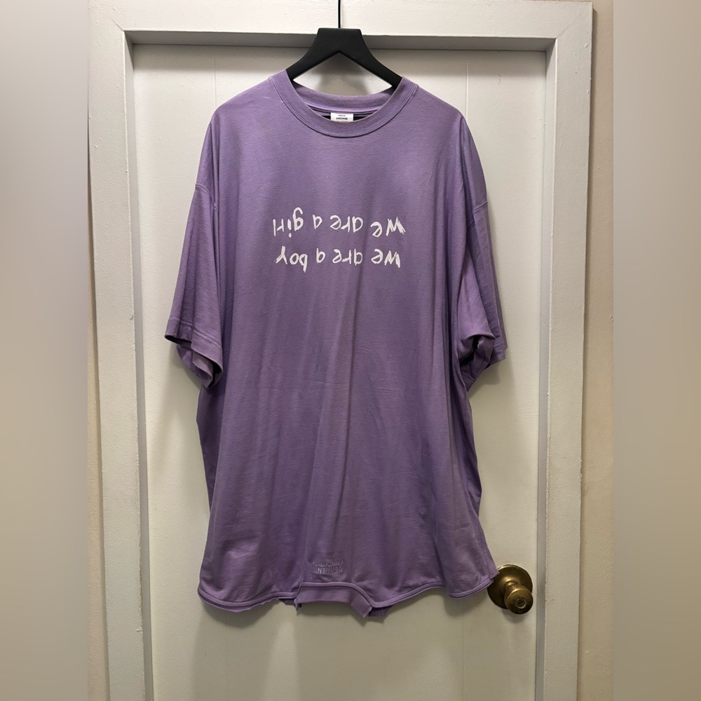 VETEMENTS UPSIDE DOWN T-SHIRT